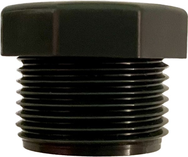 Edkappe / Gewindestopfen AG PVC-U 1/8" bis 4"